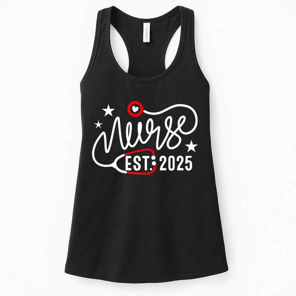 New Nurse Est 2025 Womens Tank Top