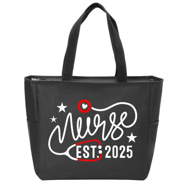 New Nurse Est 2025 Zip Tote Bag