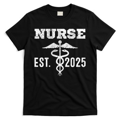 New Nurse Est 2025 RN Nursing School Graduation Graduate BSN T-Shirt