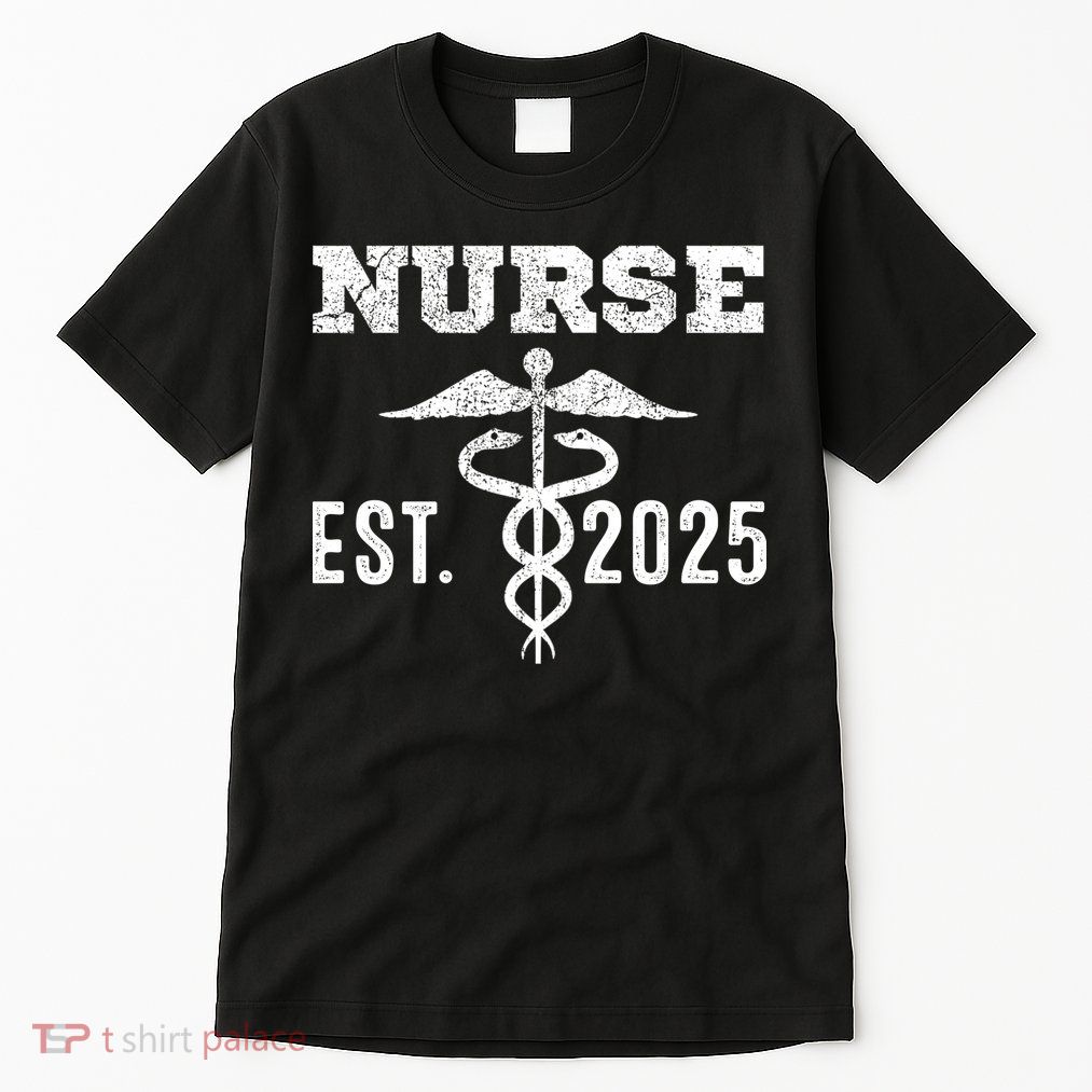 New Nurse Est 2025 RN Nursing School Graduation Graduate BSN Tall T-Shirt