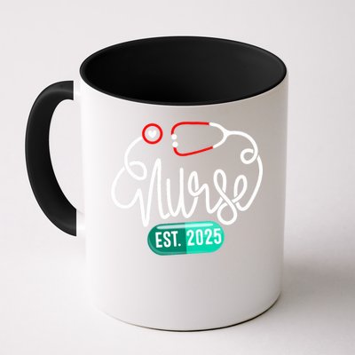 New Nurse Est 2025 RN Nursing School Graduation Graduate BSN Mug