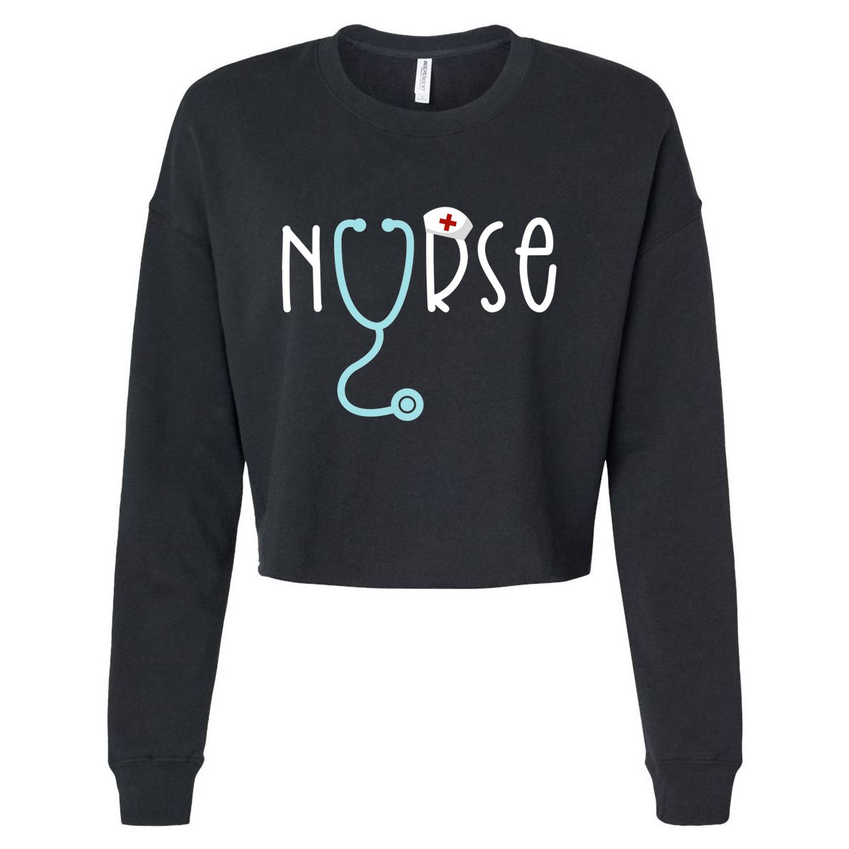 New Nurse Est 2025 Rn Nursing School Graduation Graduate Bsn Cropped Pullover Crew