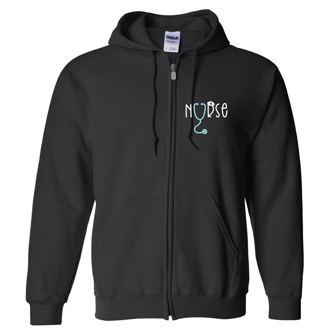 New Nurse Est 2025 Rn Nursing School Graduation Graduate Bsn Full Zip Hoodie