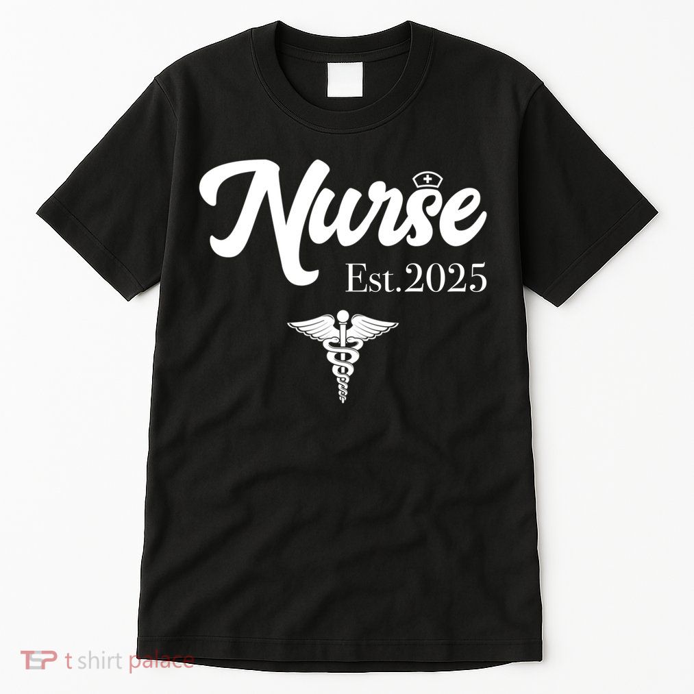 New Nurse Est 2025 RN Nursing School Graduation Graduate BSN Tall T-Shirt