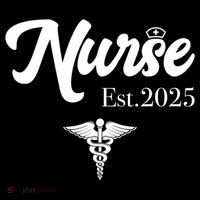 New Nurse Est 2025 RN Nursing School Graduation Graduate BSN Tall T-Shirt