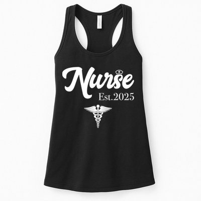 New Nurse Est 2025 RN Nursing School Graduation Graduate BSN Womens Tank Top