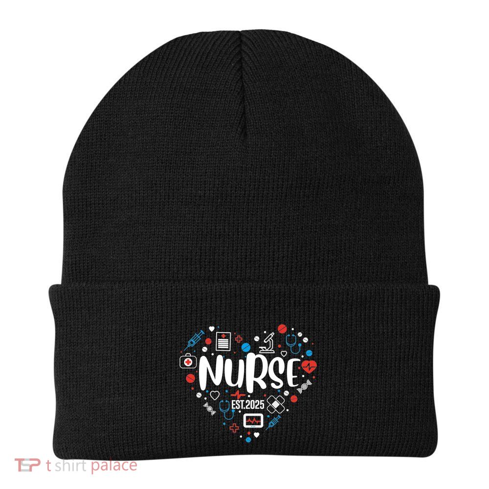 New Nurse Est 2025 Rn Nursing School Graduation Graduate Bsn Beanie