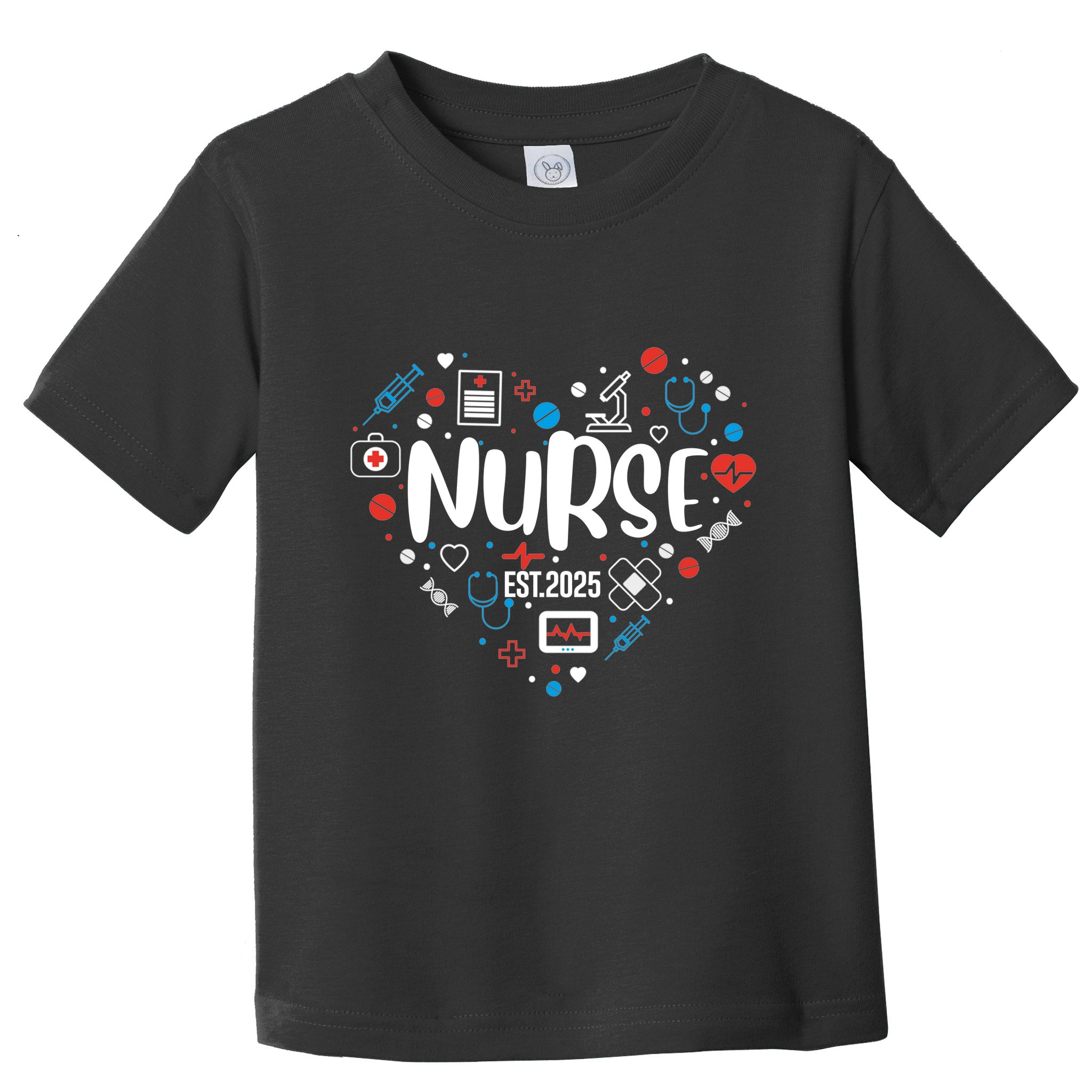 New Nurse Est 2025 Rn Nursing School Graduation Graduate Bsn Toddler T-Shirt