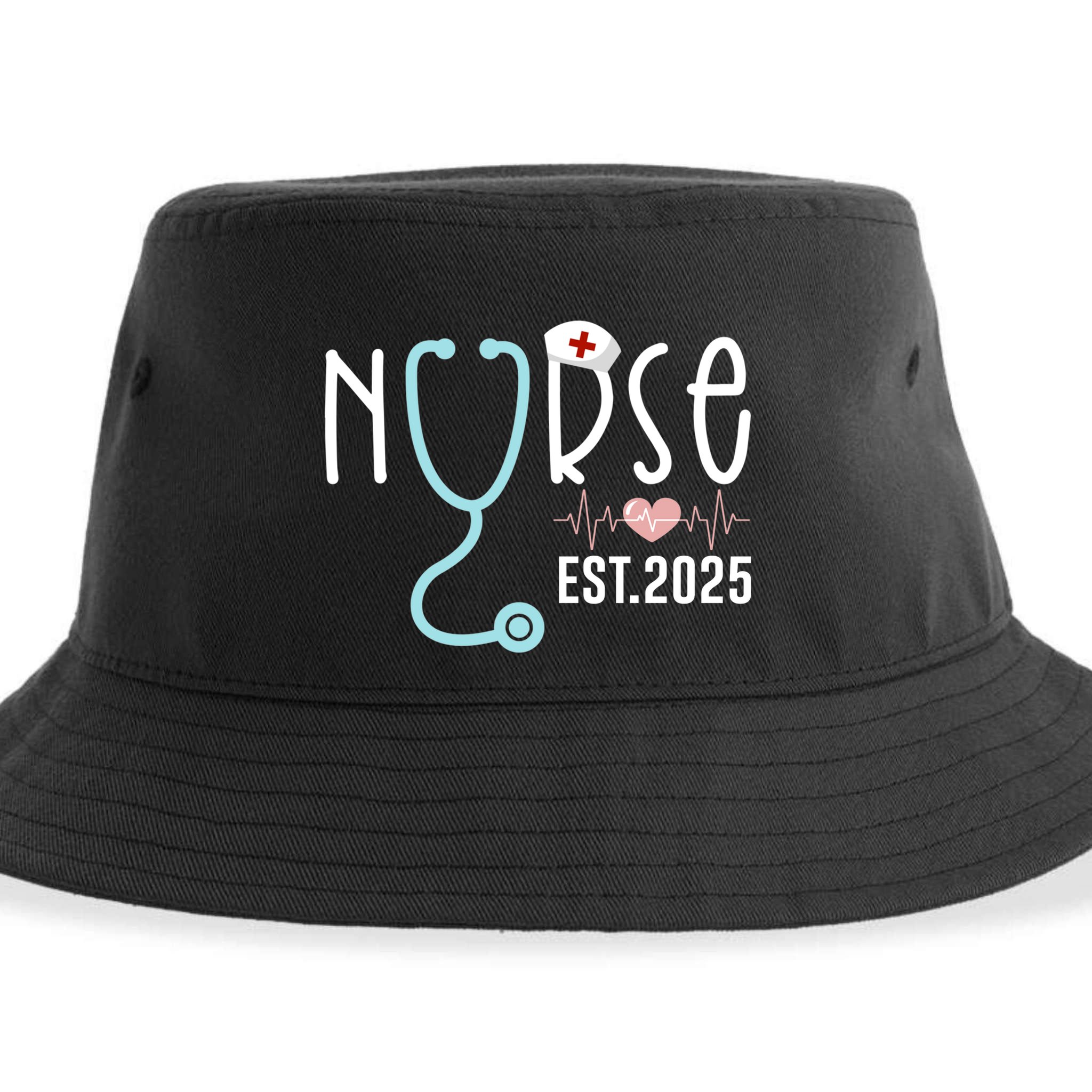 New Nurse Est 2025 Rn Nursing School Graduation Graduate Bsn Sustainable Bucket Hat