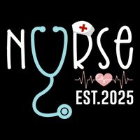 New Nurse Est 2025 Rn Nursing School Graduation Graduate Bsn Zip Tote Bag