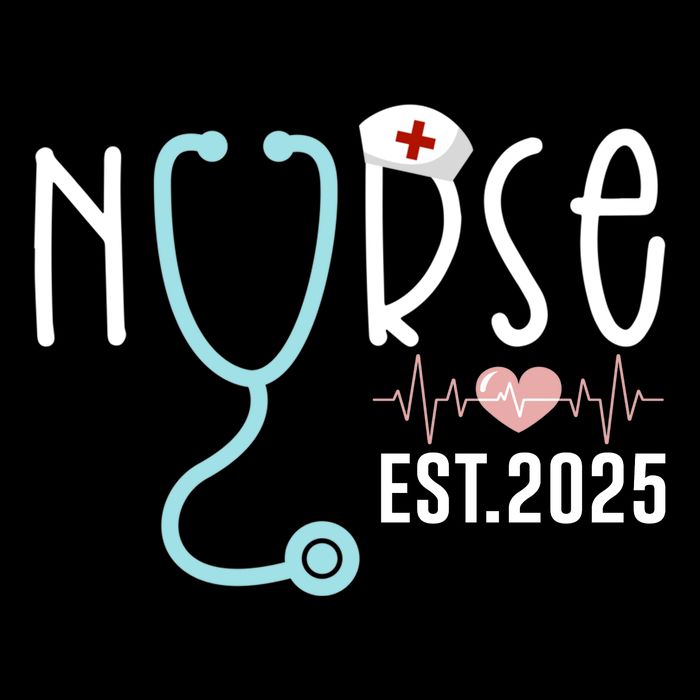 New Nurse Est 2025 Rn Nursing School Graduation Graduate Bsn Zip Tote Bag
