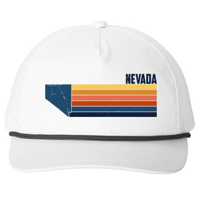 Retro Vintage Nevada Snapback Five-Panel Rope Hat