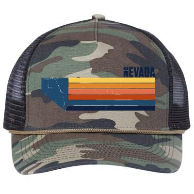 Retro Vintage Nevada Retro Rope Trucker Hat Cap