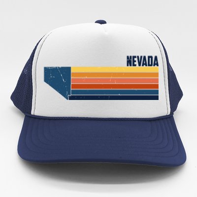 Retro Vintage Nevada Trucker Hat