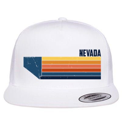 Retro Vintage Nevada Flat Bill Trucker Hat