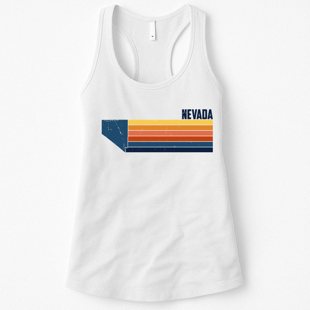 Retro Vintage Nevada Womens Tank Top
