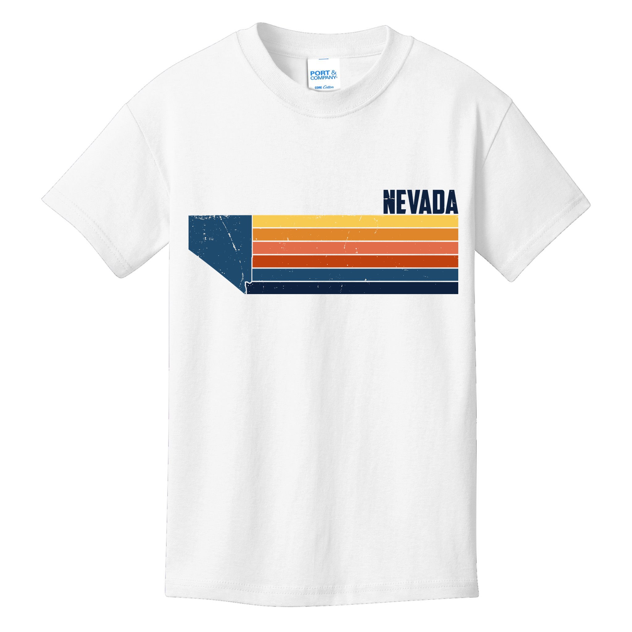 Retro Vintage Nevada Kids T-Shirt