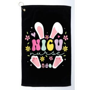 Nicu Nurse Easter Bunny Nicu Nursing Easter Day Platinum Collection Golf Towel