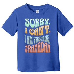 No Not Even Water Fasting Kareem Muslim Ramadan Eid Alfitr Gift Toddler T-Shirt