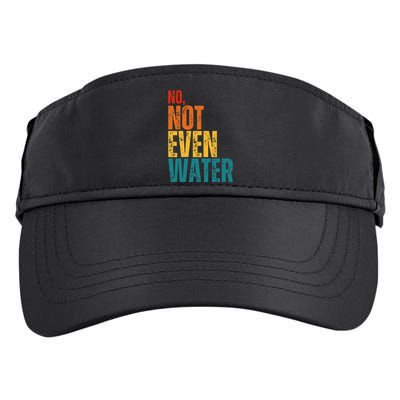 No Not Even Water Ramadan Kareem Mubarak Adult Drive Performance Visor