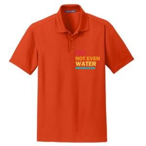 No Not Even Water Ramadan 2022 Fasting Islamic Muslim Funny Gift Dry Zone Grid Polo