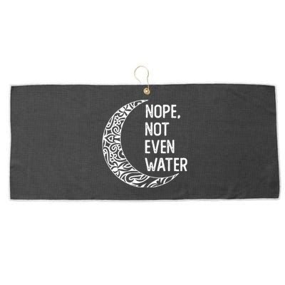 Nope Not Even Water Ramadan Fasting Muslim Large Microfiber Waffle Golf Towel