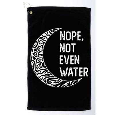 Nope Not Even Water Ramadan Fasting Muslim Platinum Collection Golf Towel