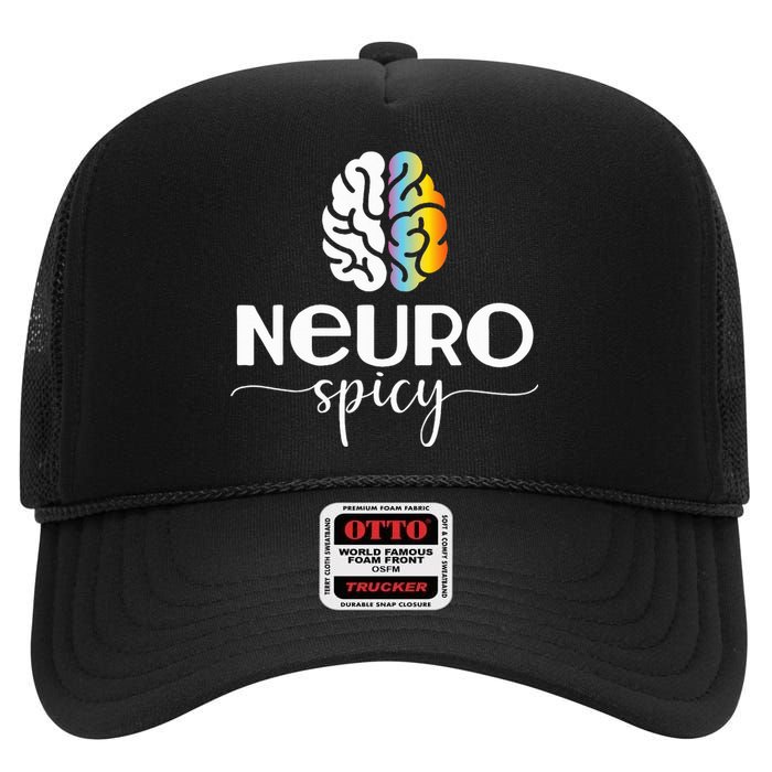 Neurospicy High Crown Mesh Back Trucker Hat