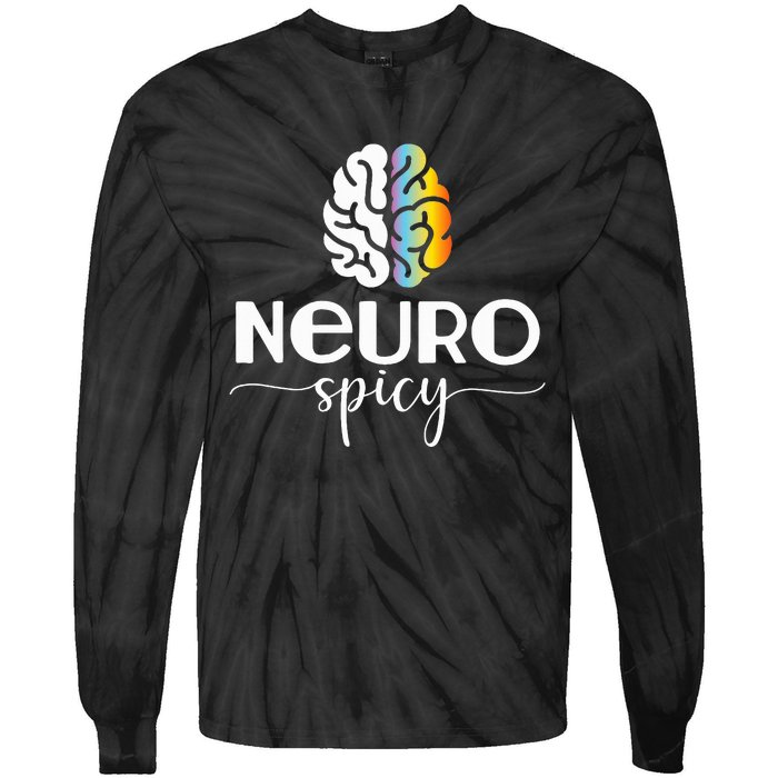 Neurospicy Tie-Dye Long Sleeve Shirt