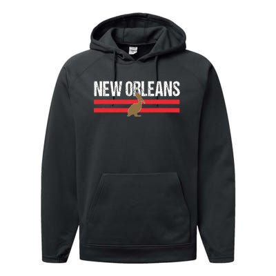 NewOrleansNativePelicanLocalStandardNewOrleansPro Performance Fleece Hoodie