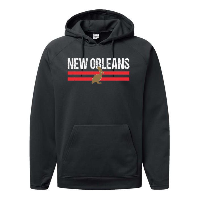 NewOrleansNativePelicanLocalStandardNewOrleansPro Performance Fleece Hoodie