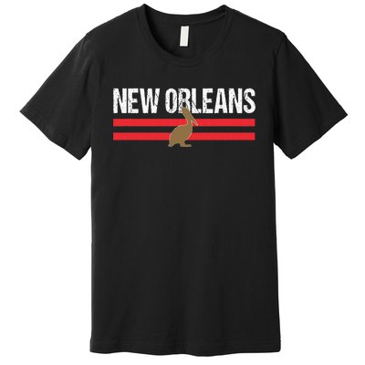 NewOrleansNativePelicanLocalStandardNewOrleansPro Premium T-Shirt