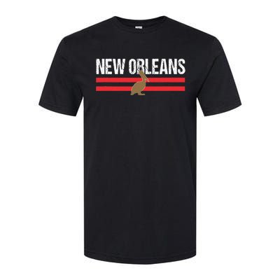 NewOrleansNativePelicanLocalStandardNewOrleansPro Softstyle CVC T-Shirt