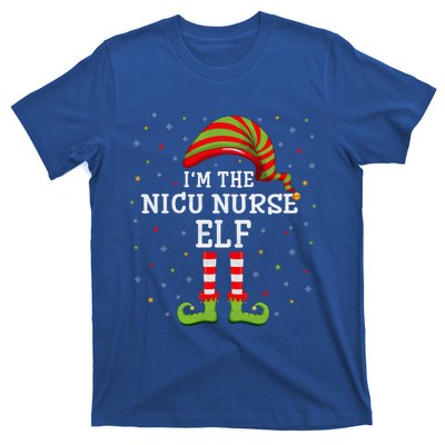 Nicu Nurse Elf Xmas Group Matching Im The Nicu Nurse Elf Cool Gift T-Shirt