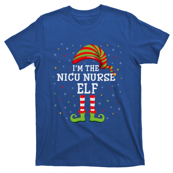 Nicu Nurse Elf Xmas Group Matching Im The Nicu Nurse Elf Cool Gift T-Shirt