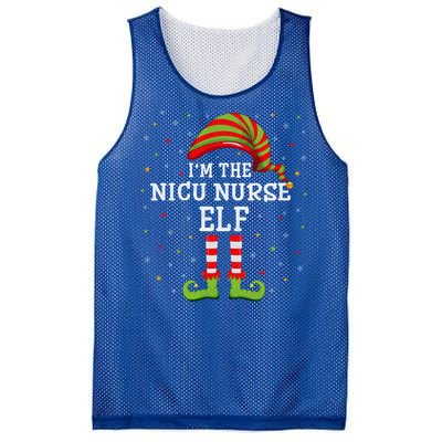 Nicu Nurse Elf Xmas Group Matching Im The Nicu Nurse Elf Cool Gift Mesh Reversible Basketball Jersey Tank