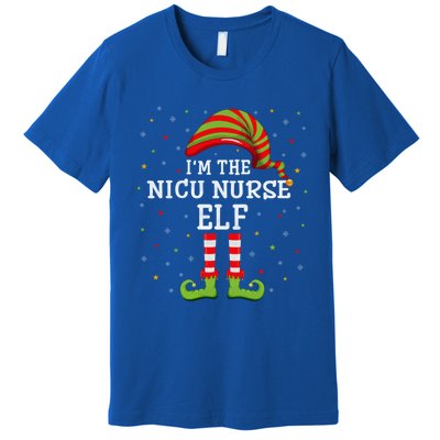 Nicu Nurse Elf Xmas Group Matching Im The Nicu Nurse Elf Cool Gift Premium T-Shirt