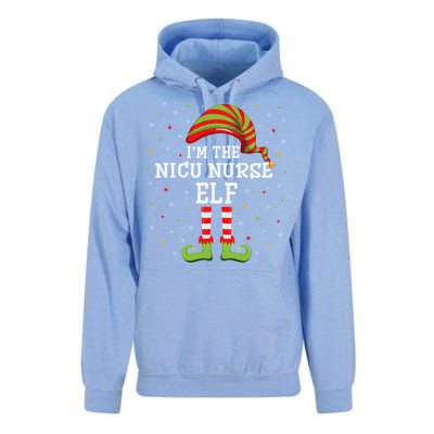 Nicu Nurse Elf Xmas Group Matching Im The Nicu Nurse Elf Cool Gift Unisex Surf Hoodie