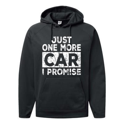 Nur Noch Ein Auto Promise Car Mechanic Gift Performance Fleece Hoodie