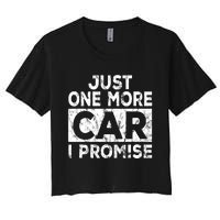 Nur Noch Ein Auto Promise Car Mechanic Gift Women's Crop Top Tee