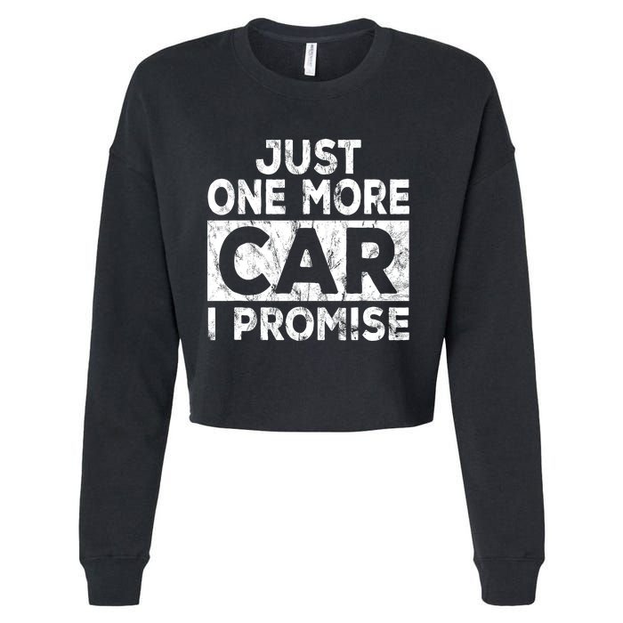 Nur Noch Ein Auto Promise Car Mechanic Gift Cropped Pullover Crew