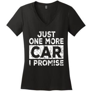 Nur Noch Ein Auto Promise Car Mechanic Gift Women's V-Neck T-Shirt