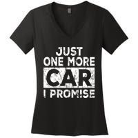 Nur Noch Ein Auto Promise Car Mechanic Gift Women's V-Neck T-Shirt