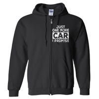 Nur Noch Ein Auto Promise Car Mechanic Gift Full Zip Hoodie