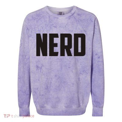 Nerd Colorblast Crewneck Sweatshirt