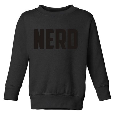 Nerd Toddler Sweatshirt