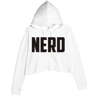 Nerd Crop Fleece Hoodie