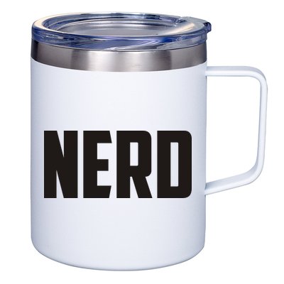 Nerd 12oz Stainless Steel Coffee Mug