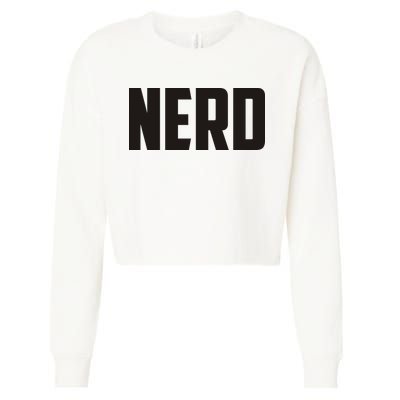 Nerd Cropped Pullover Crew