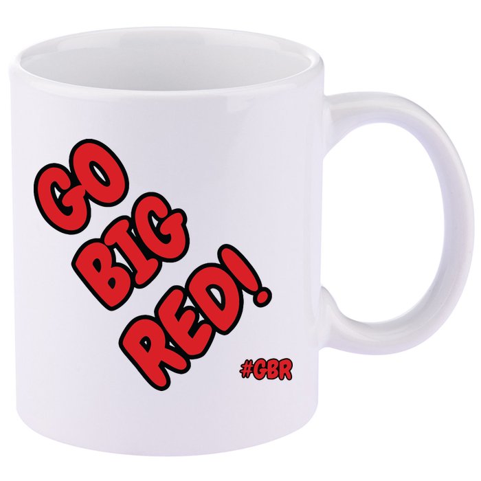 Nebraska 11oz C Handle Ceramic Mug